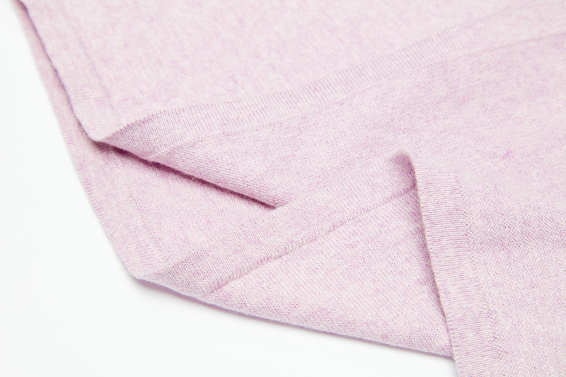 ROSA BAUMWOLL-KASCHMIR-KLEID FÜR KINDER